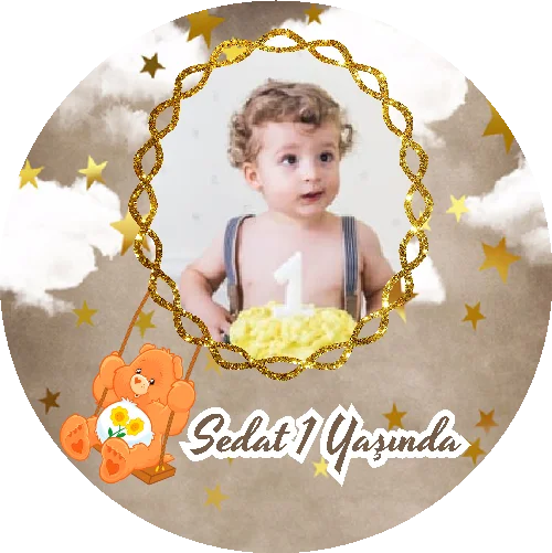 Ayıcık Temalı Yuvarlak Açacak Magneti